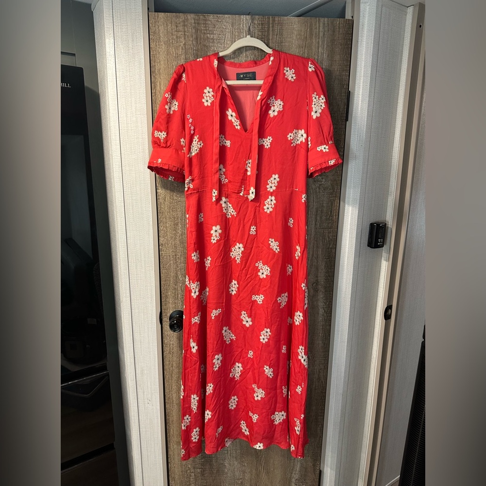 WYSE London Paulina Watermelon dress